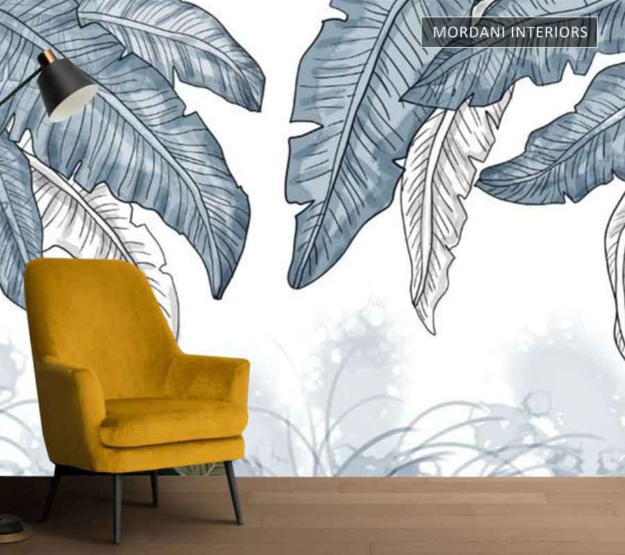 NORDIC MODERN BANANA TROPICAL WALL MURALS _ I